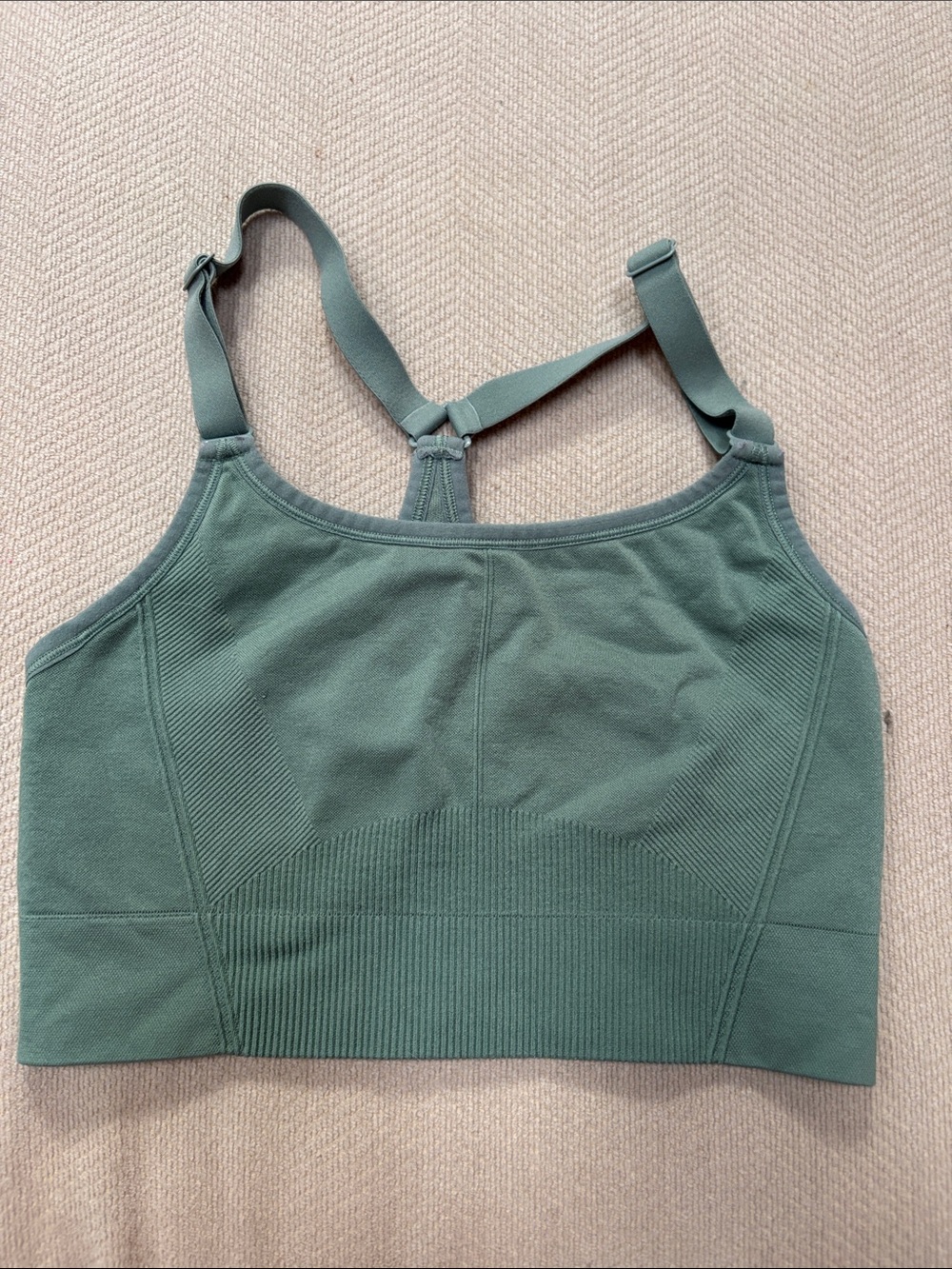 all in motion Sage Green Seamless Support Sports Bra